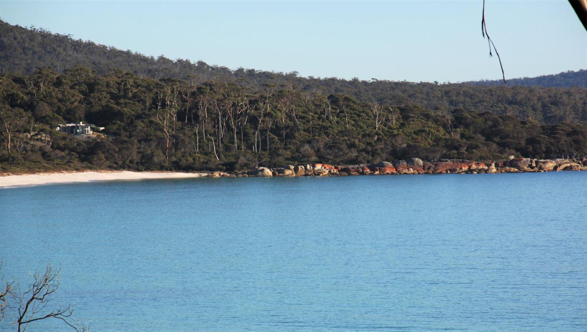 Kingfisher Cottage Beachfront At The Binalong Bay エクステリア 写真